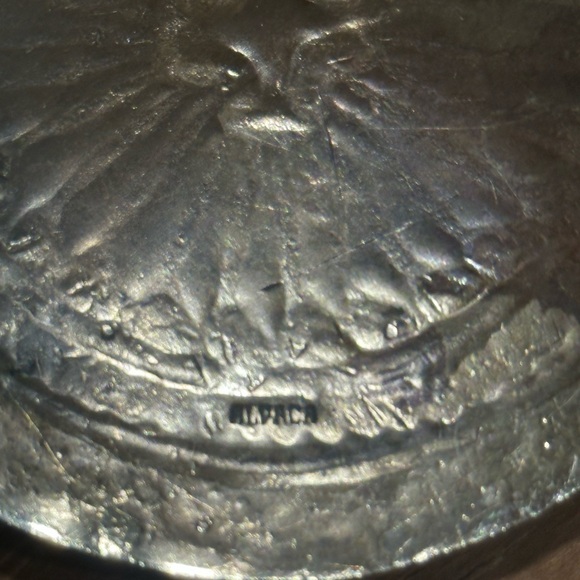 Silver Concho Belt with Black Leather - Picture 3 of 3